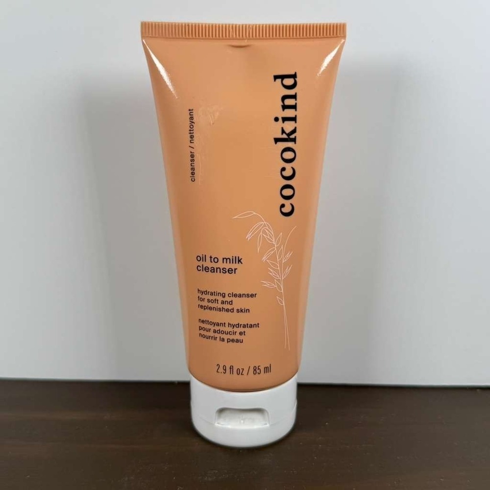 Cocokind Oil to Milk Cleanser Hydrating Face Wash 2.9oz Prebiotic Oat Vegan New